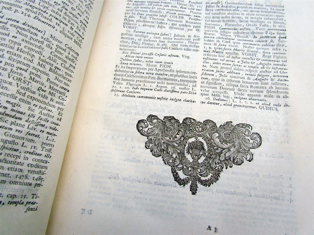 1726 Valerius Maximus antique factorum dictorumque memorabilium VELLUM BINDING - 4