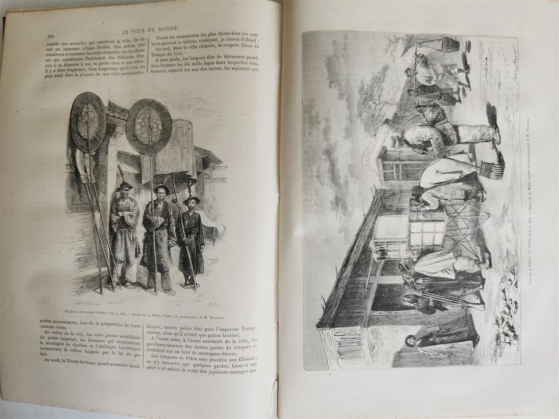 1876 HISTORY VOYAGES ILLUSTRATED antique USA CHINA AFRICA TAHITI TURKEY ARMENIA - 2