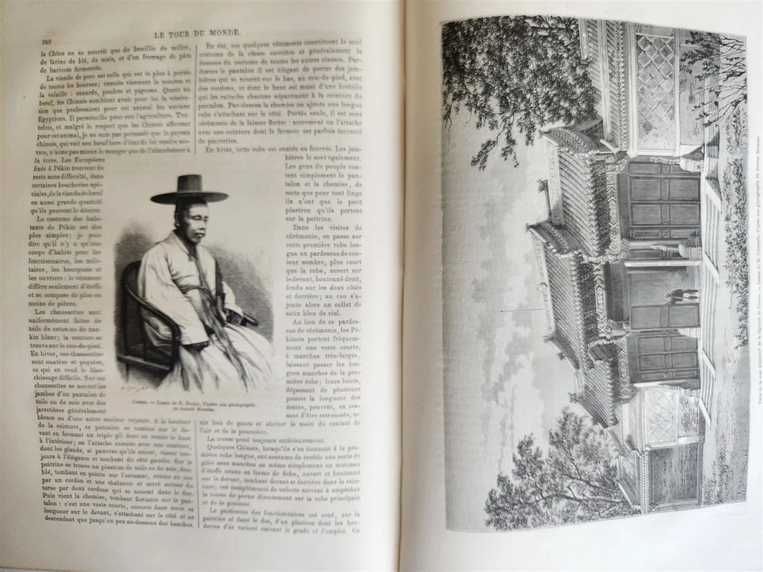 1876 HISTORY VOYAGES ILLUSTRATED antique USA CHINA AFRICA TAHITI TURKEY ARMENIA - 6