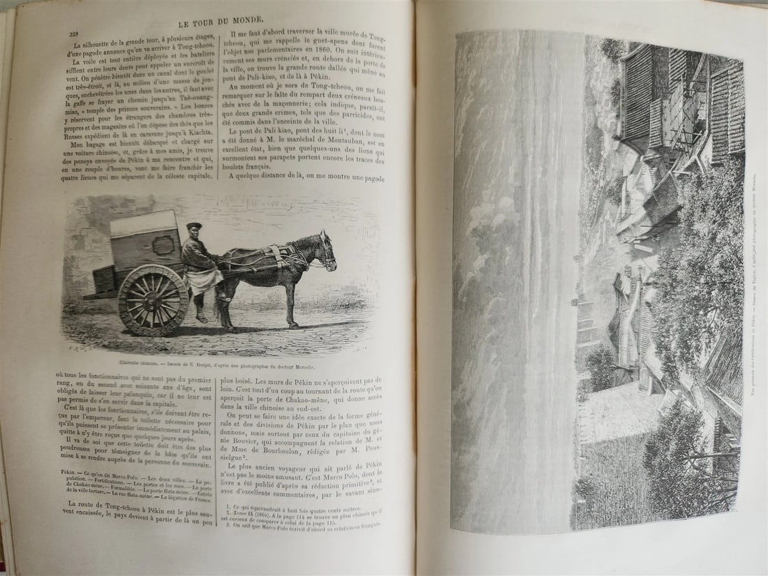 1876 HISTORY VOYAGES ILLUSTRATED antique USA CHINA AFRICA TAHITI TURKEY ARMENIA - 7