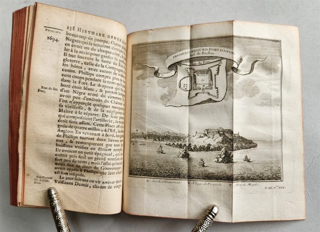 1749 HISTOIRE des VOYAGES antique vol.11 illustrated WEST AFRICA GUINEA - 8