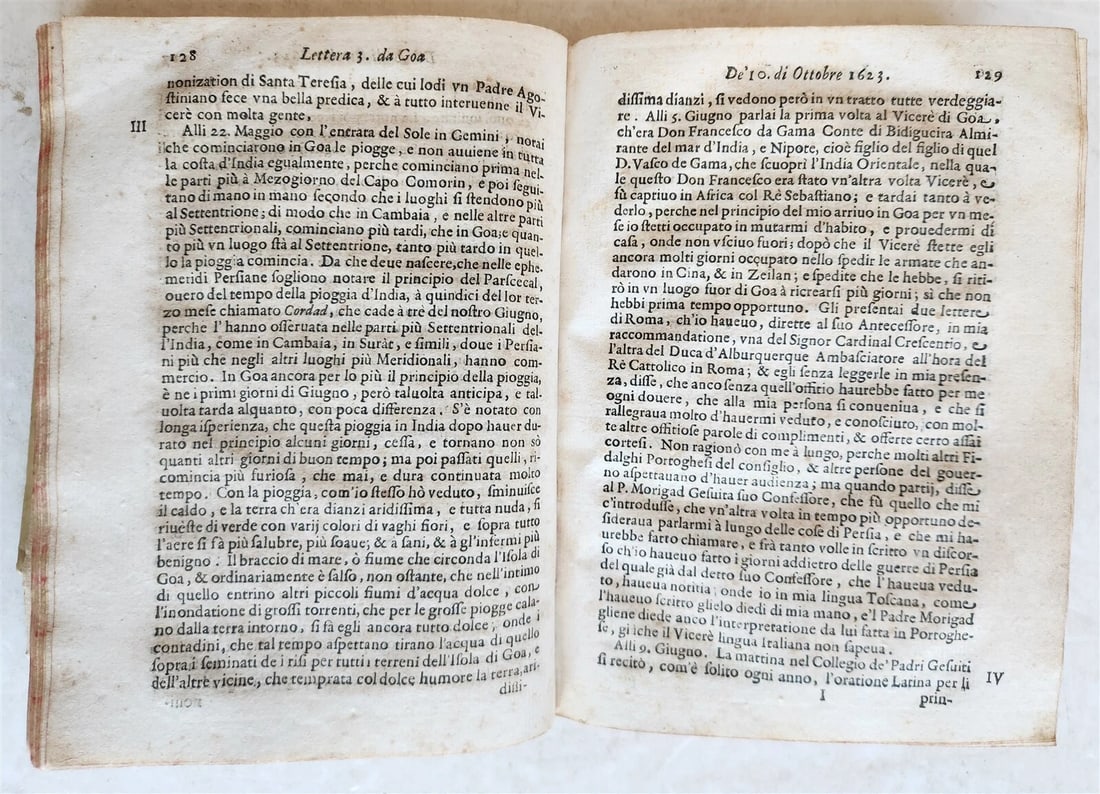 1663 De'Viaggi di Pietro Della Valle il Pellegrino ANTIQUE in ITALIAN SCARCE v.3 - 2