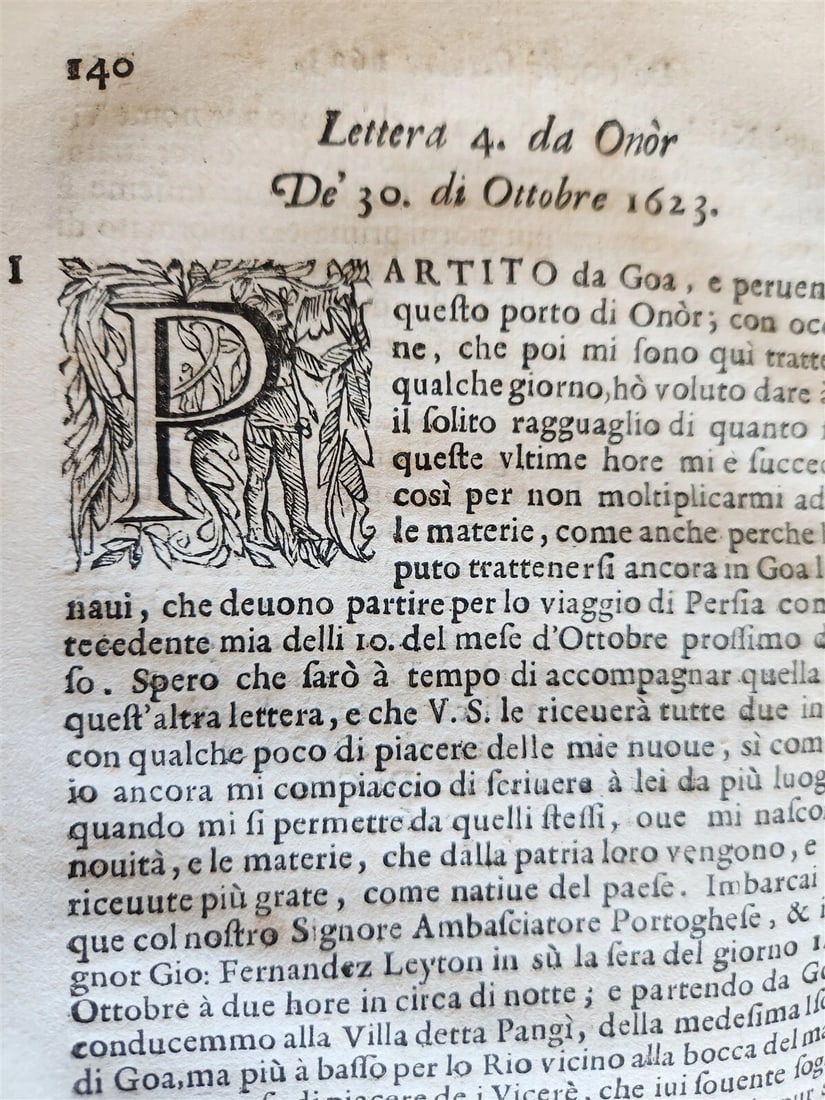1663 De'Viaggi di Pietro Della Valle il Pellegrino ANTIQUE in ITALIAN SCARCE v.3 - 3