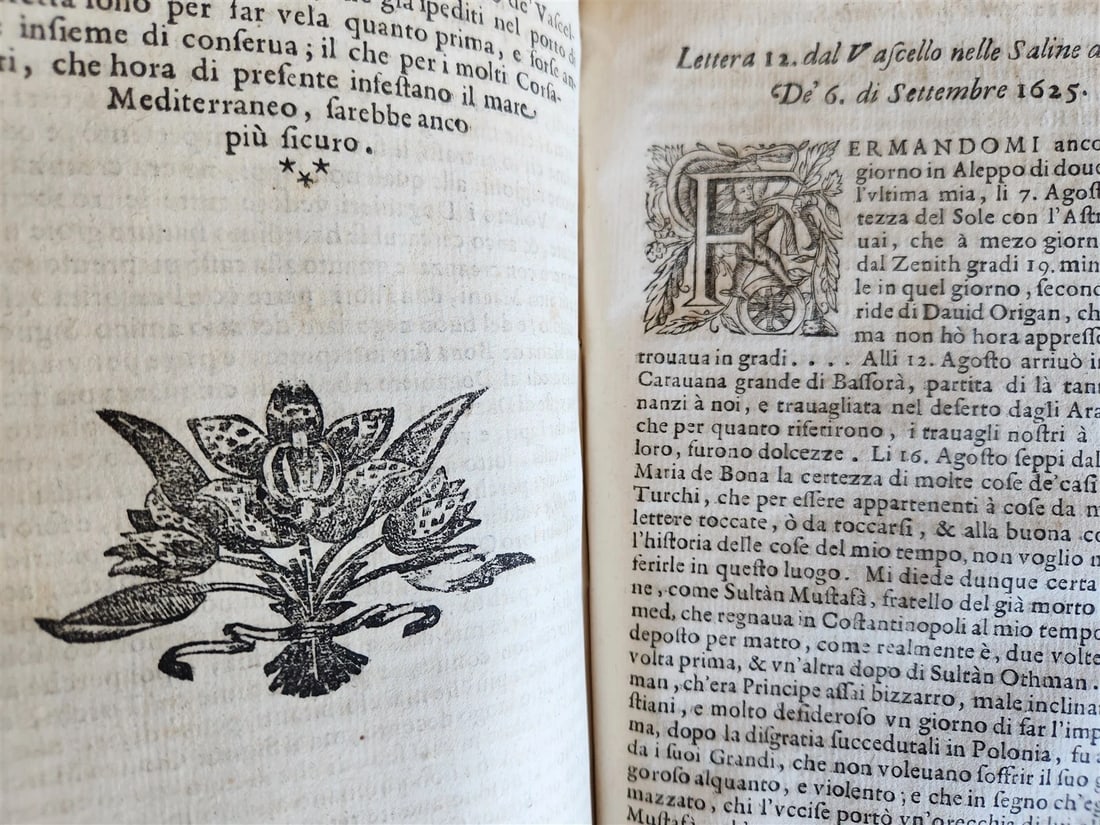 1663 De'Viaggi di Pietro Della Valle il Pellegrino ANTIQUE in ITALIAN SCARCE v.3 - 7