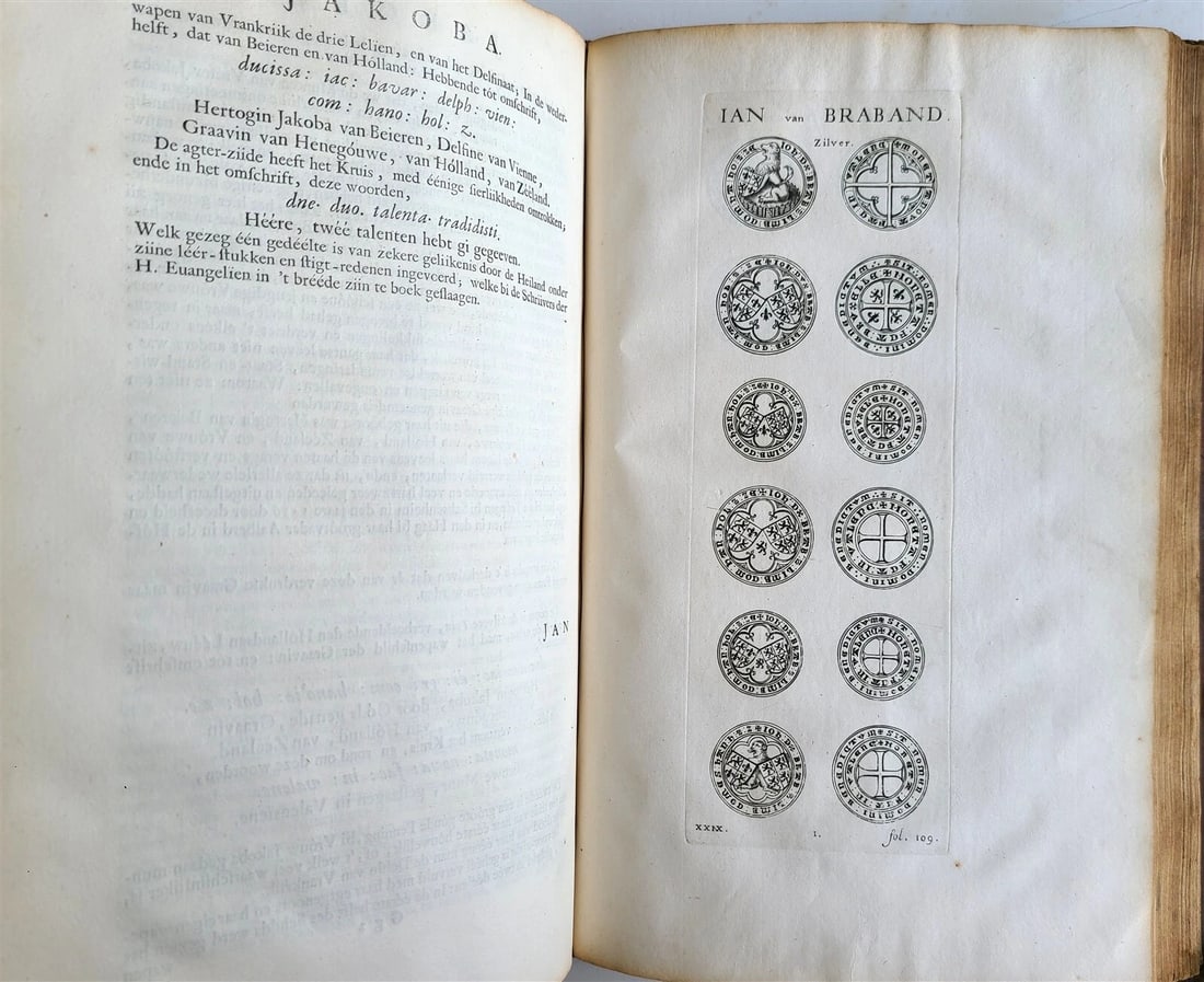 1700 NUMISMATICS of NETHERLANDS antique DE MUNT DER GRAAVEN van HOLLAND - 5