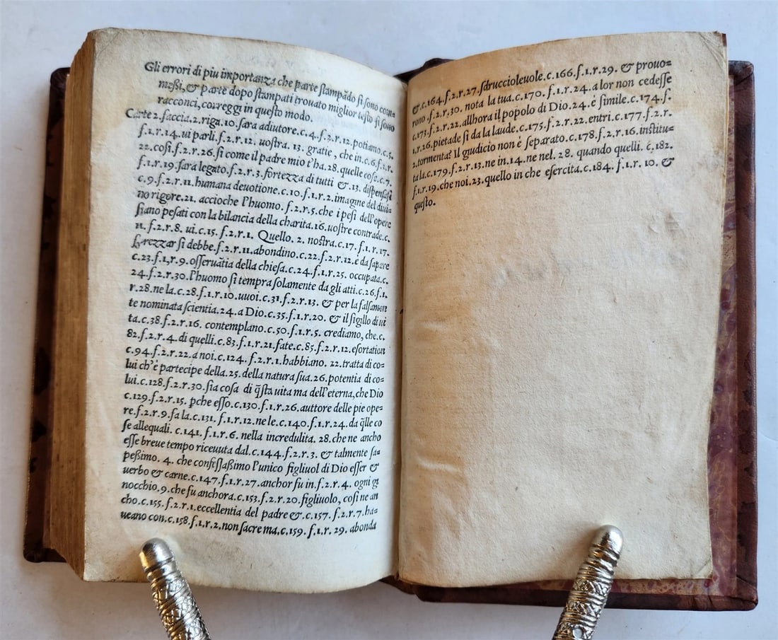 1547 SERMONS in ITALIAN antique 16th CENTURY - 2