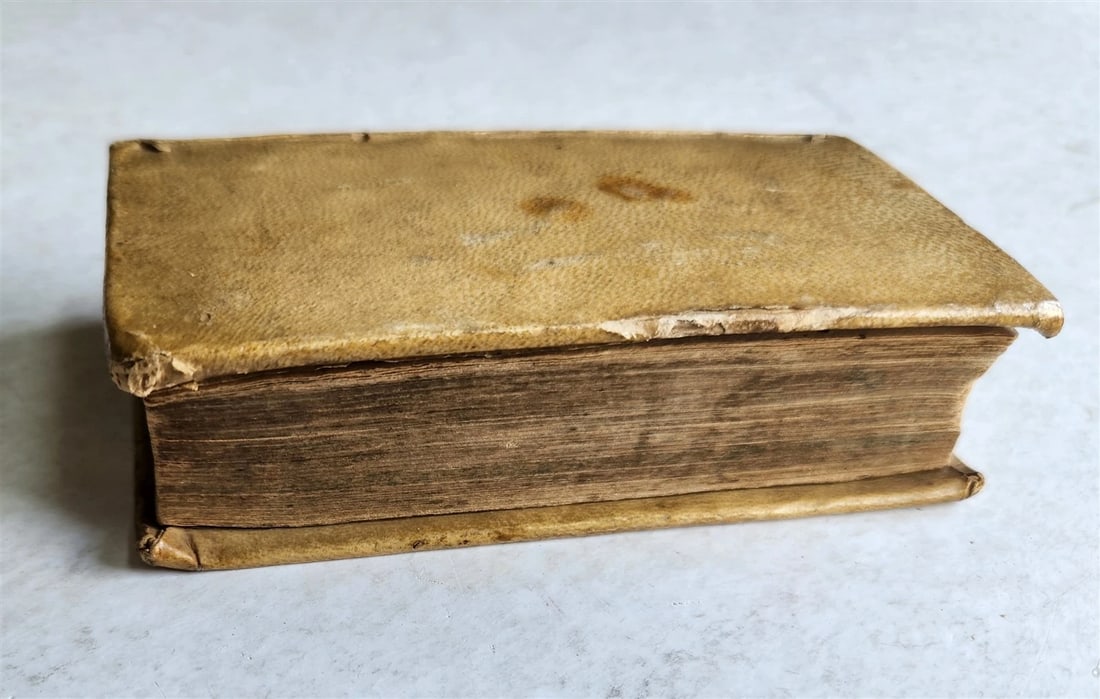 1566 PINDARI OLYMPIA antique Pindarus GREEK & LATIN Poetry VELLUM BINDING - 6