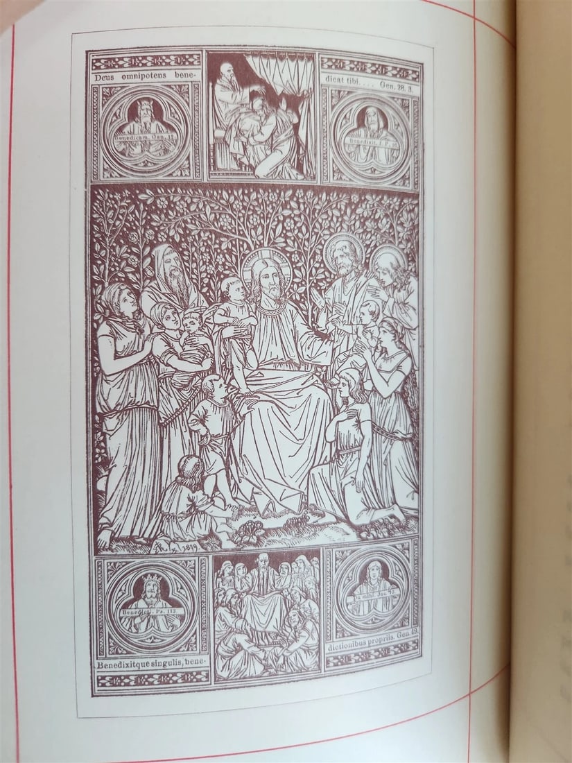 1887 LE MARIAGE by Monsabre ILLUSTRATED antique DARK BROWN MOROCCO BINDING - 2