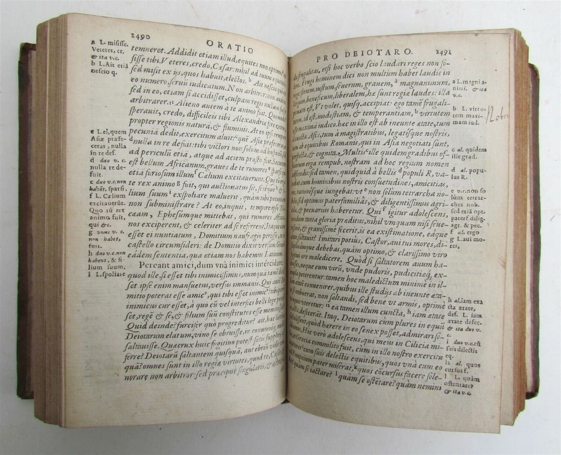 1580 CICERO ORATIONUM 16th CENTURY - 5