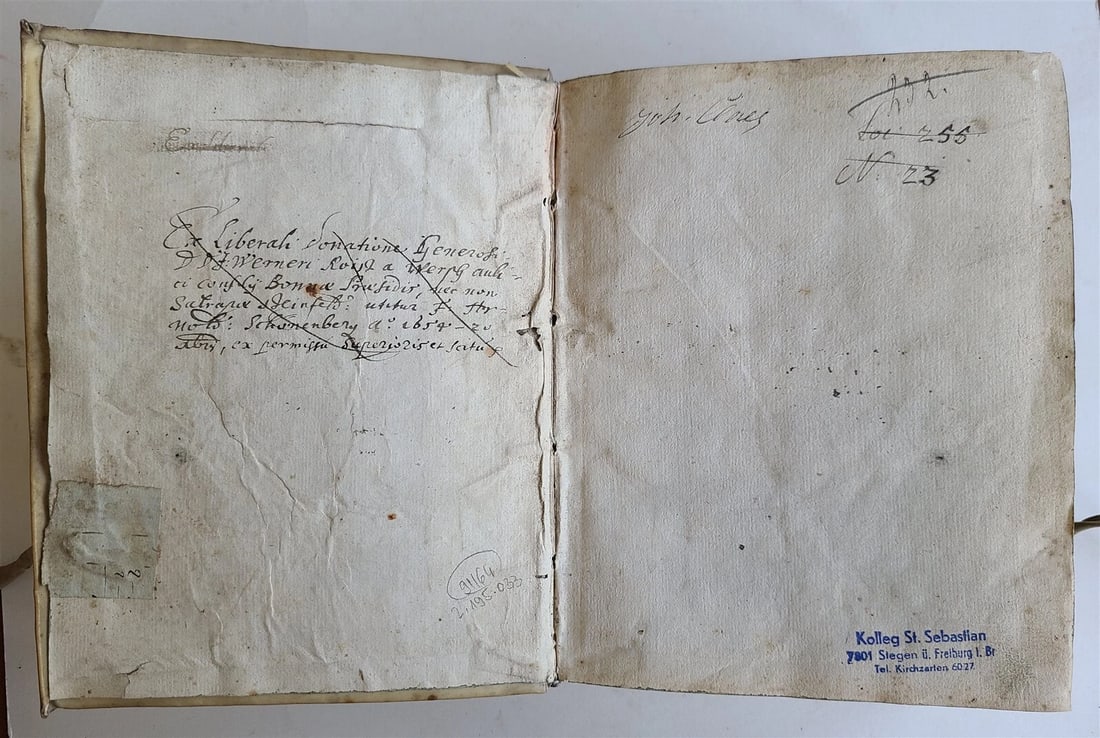 1633 EXPLANATIO in PSALMOS by ROBERTO BELLARMINO antique VELLUM BOUND - 2