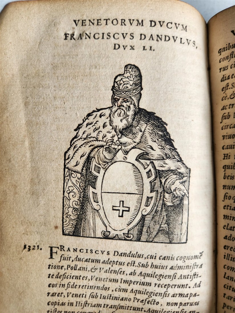 1574 HISTORY of VENICE antique AMMAN ILLUSTRATED 103 VENETIAN DOGES ENGRAVINGS - 18