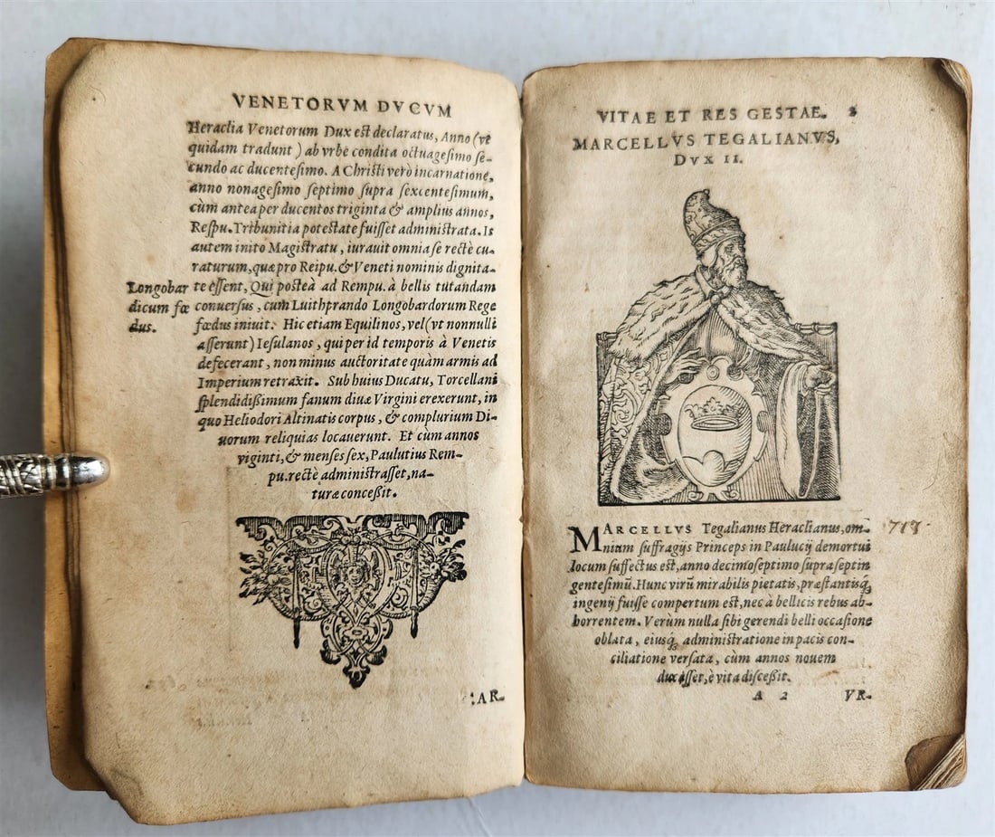 1574 HISTORY of VENICE antique AMMAN ILLUSTRATED 103 VENETIAN DOGES ENGRAVINGS - 2