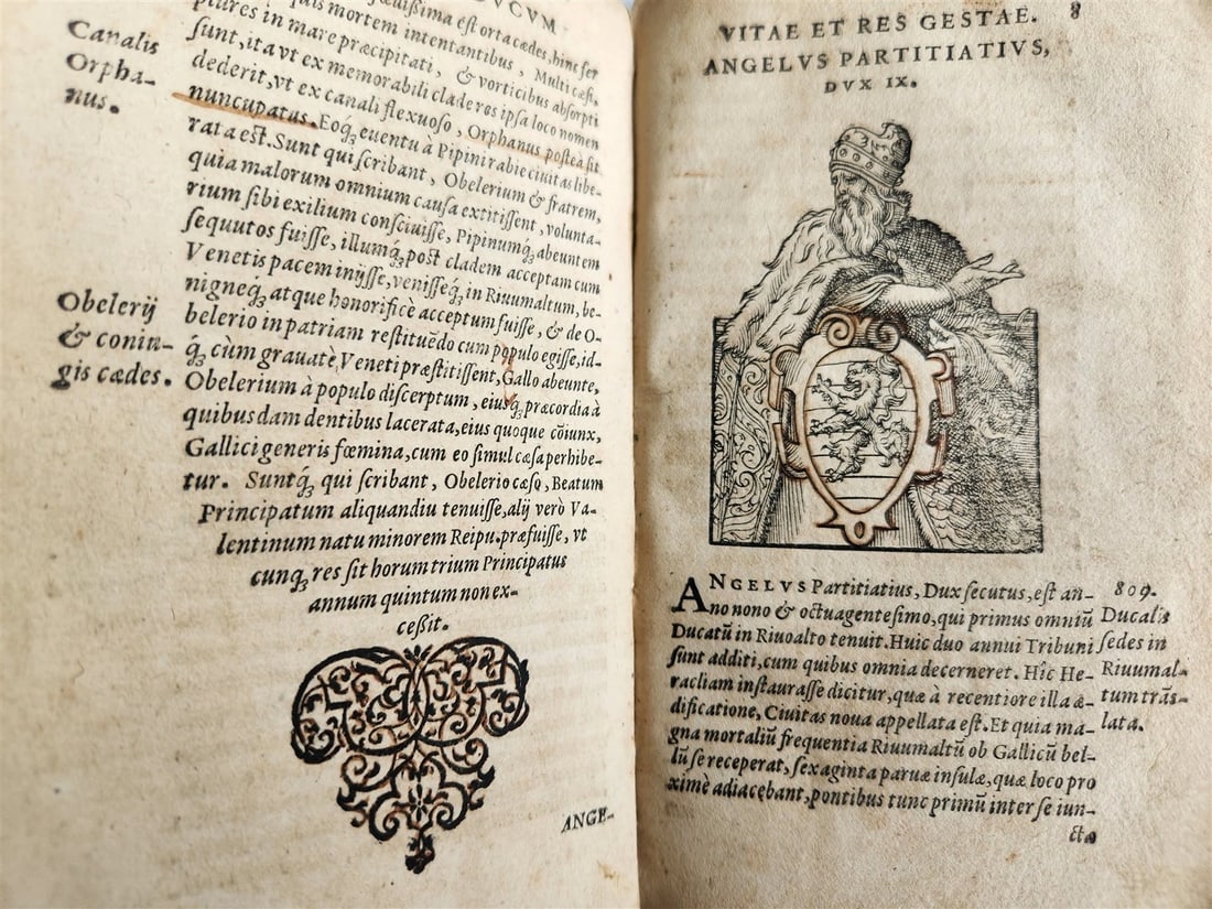 1574 HISTORY of VENICE antique AMMAN ILLUSTRATED 103 VENETIAN DOGES ENGRAVINGS - 3