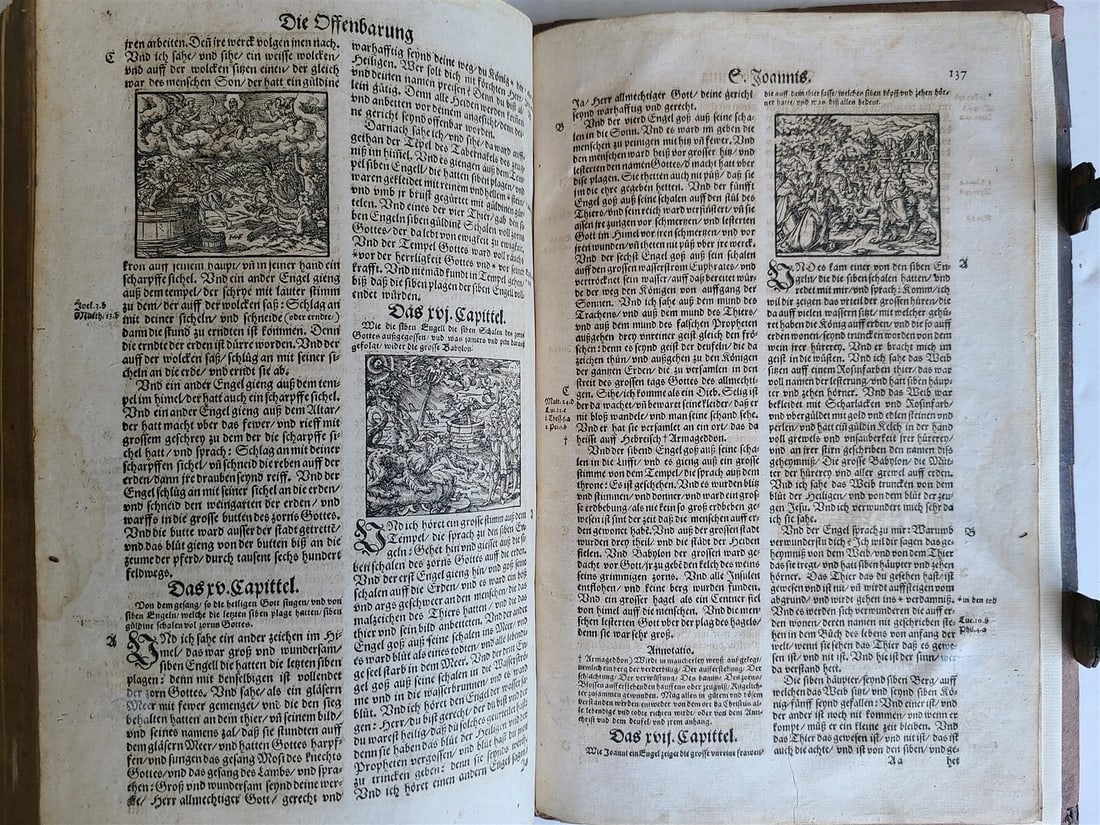 1597 BIBLE ILLUSTRATED by JM Bocksberger & Jost Amman FOLIO antique GERMAN - 18