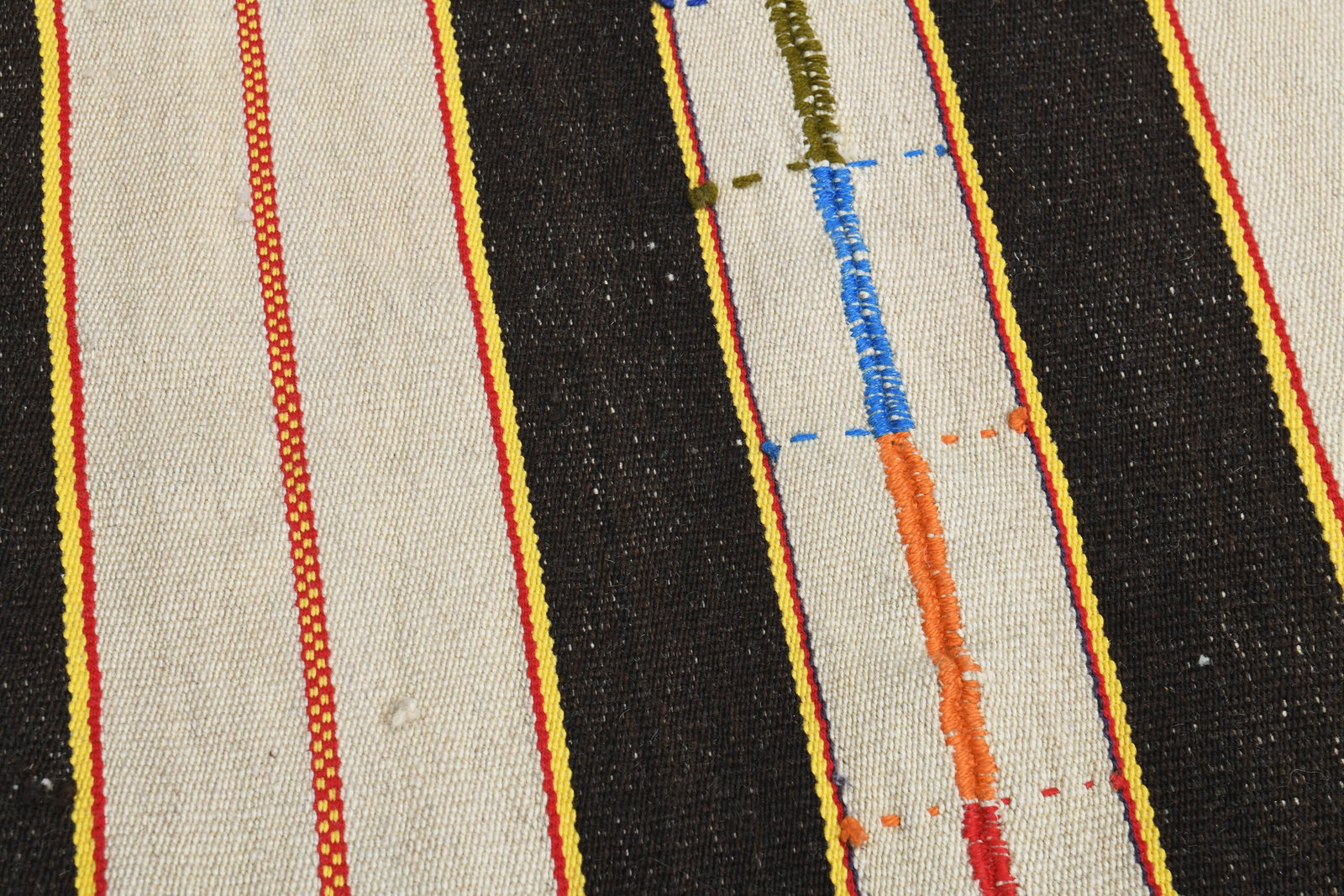 4'5x6'8 ft, BEIGE BROWN KILIM - 14