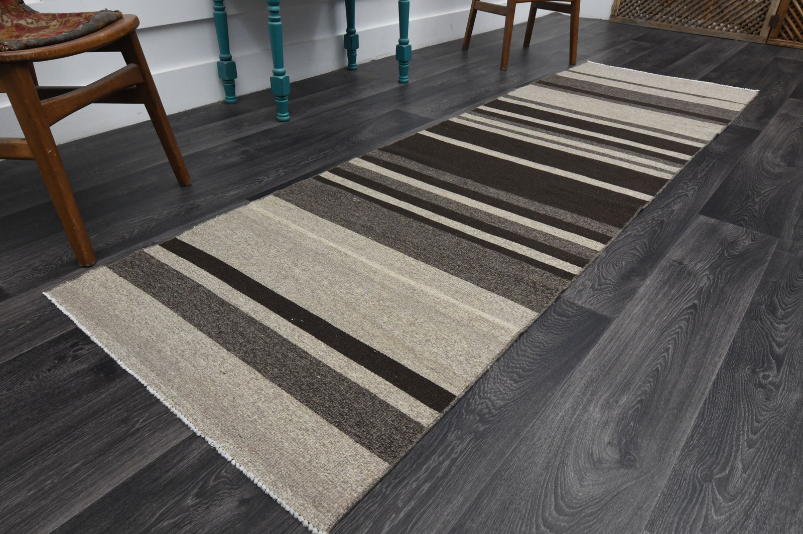 2.7x9 ft, TURKISH KILIM Runner - 2