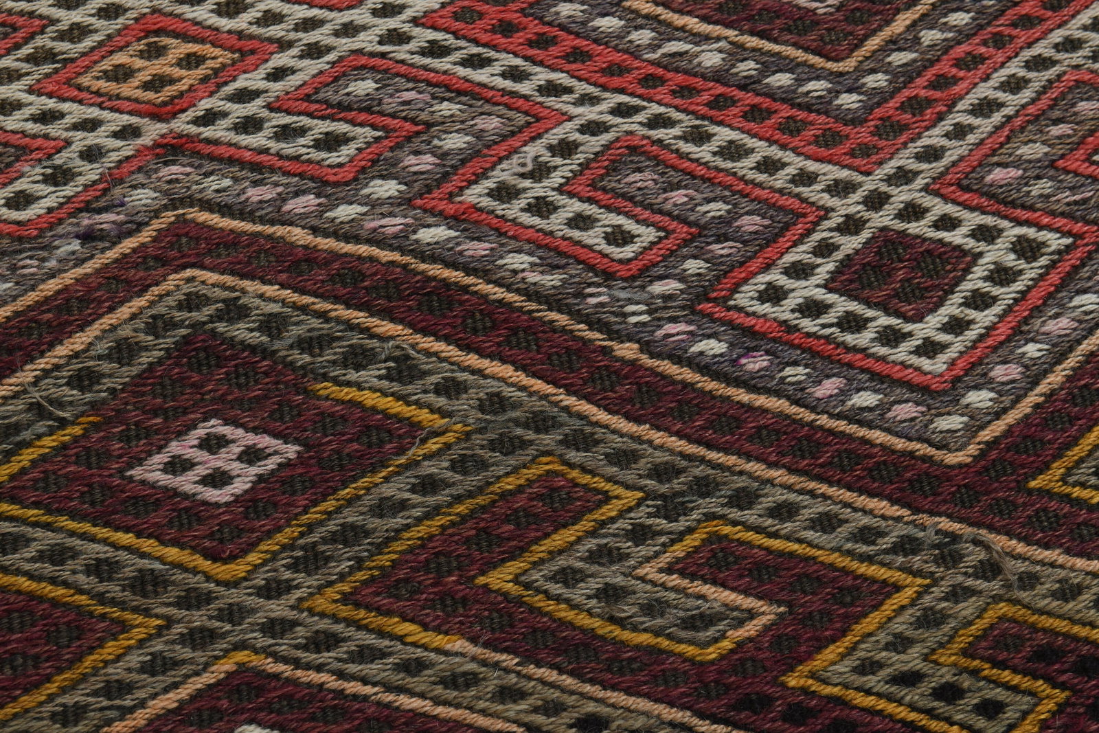 4'6x13 ft, EARTH TONE KILIM - 18