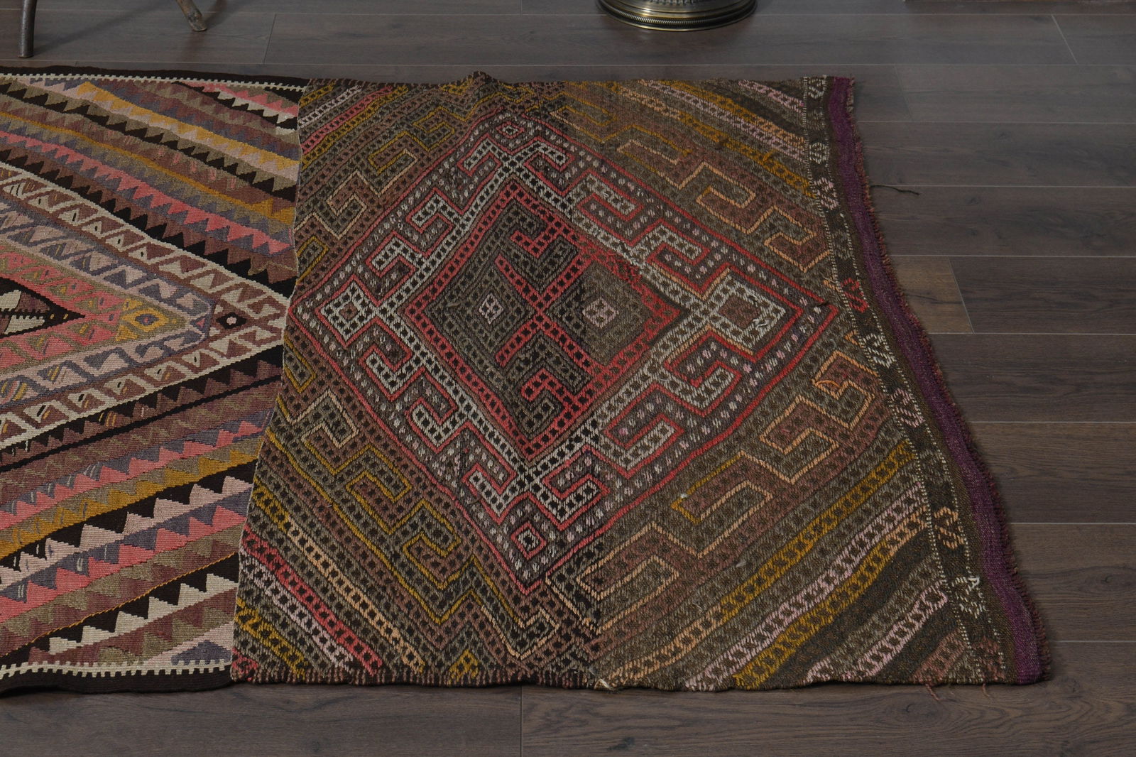 4'6x13 ft, EARTH TONE KILIM - 7