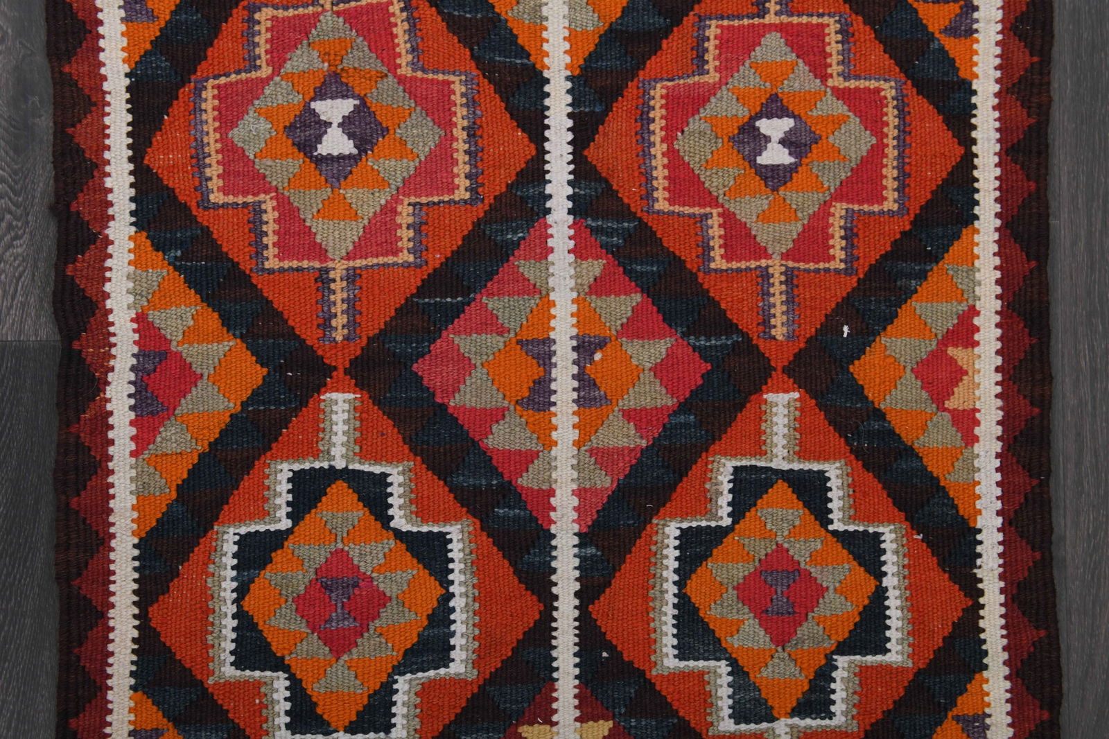 2.7x10.3 ft, TURKISH KILIM Runner - 15