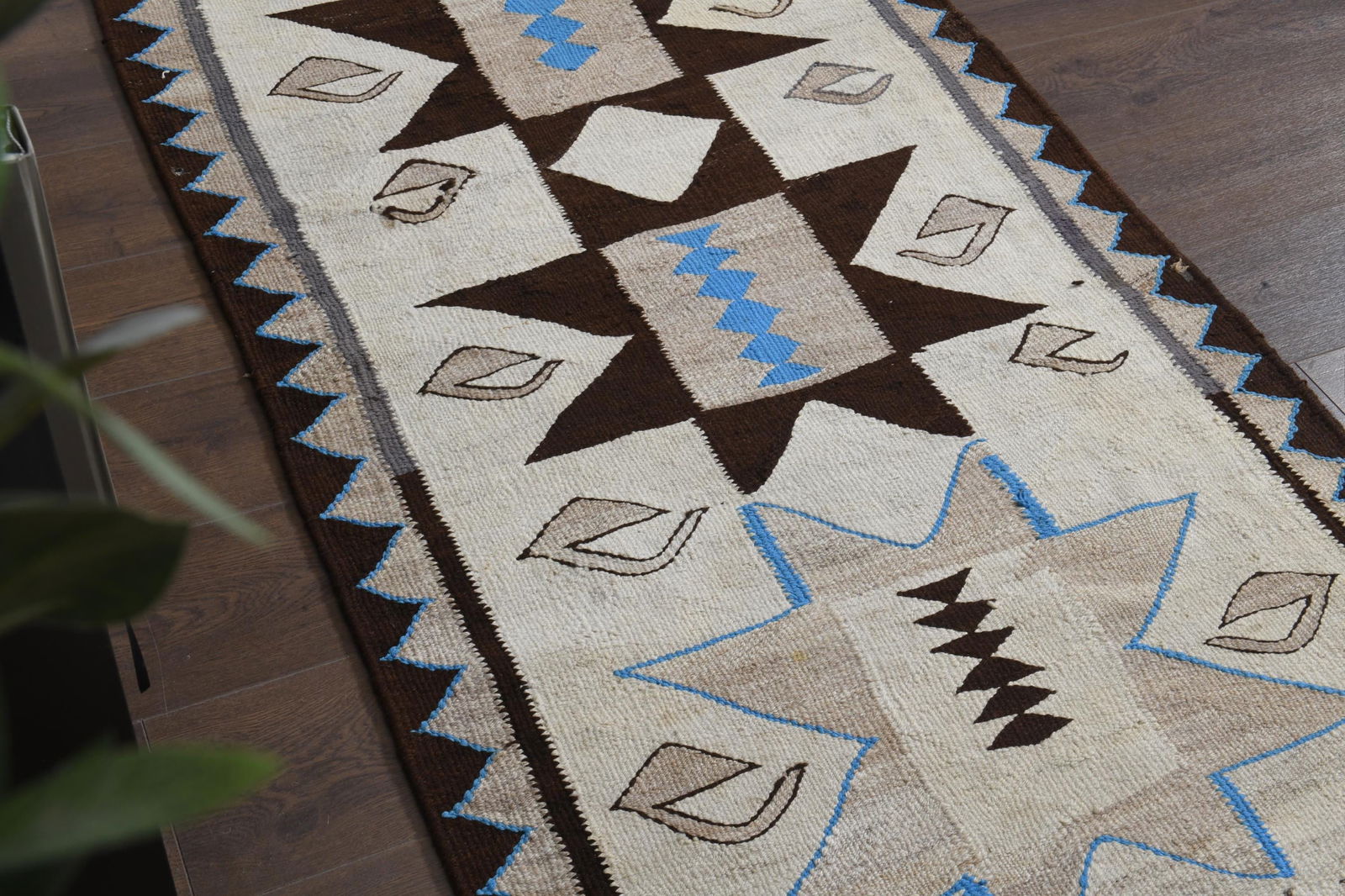2'8x12'9 ft, KILIM RUNNER RUG - 17