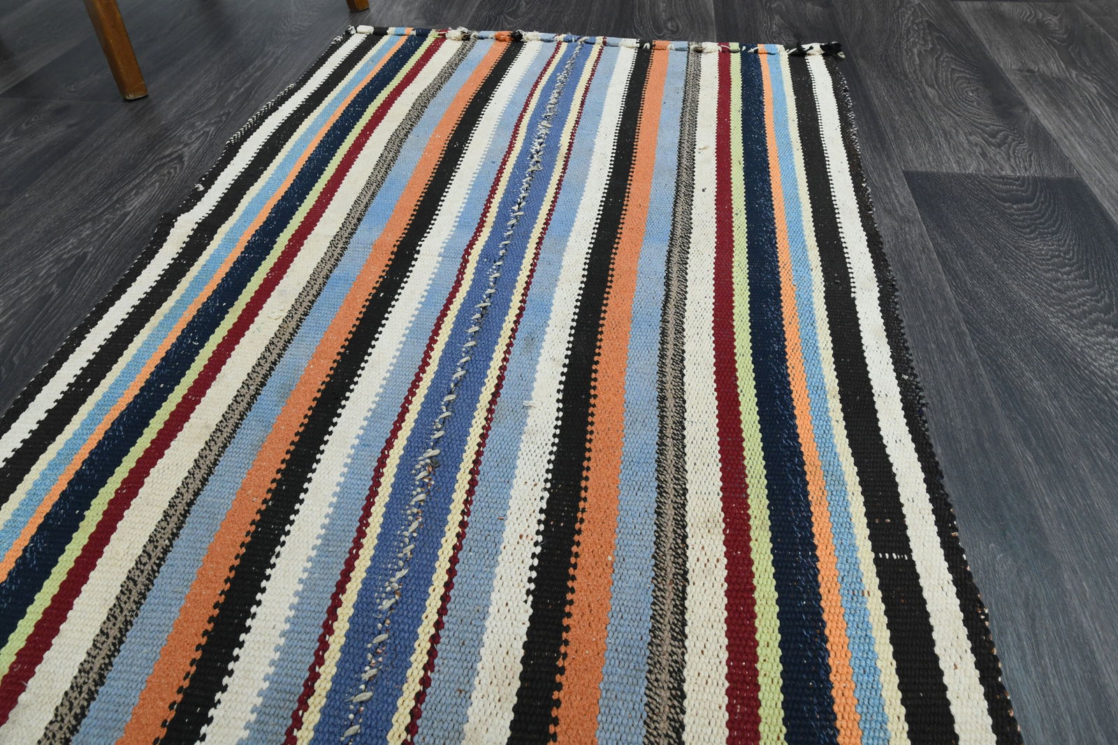 2.6x7.6 ft, TURKISH KILIM Runner - 13
