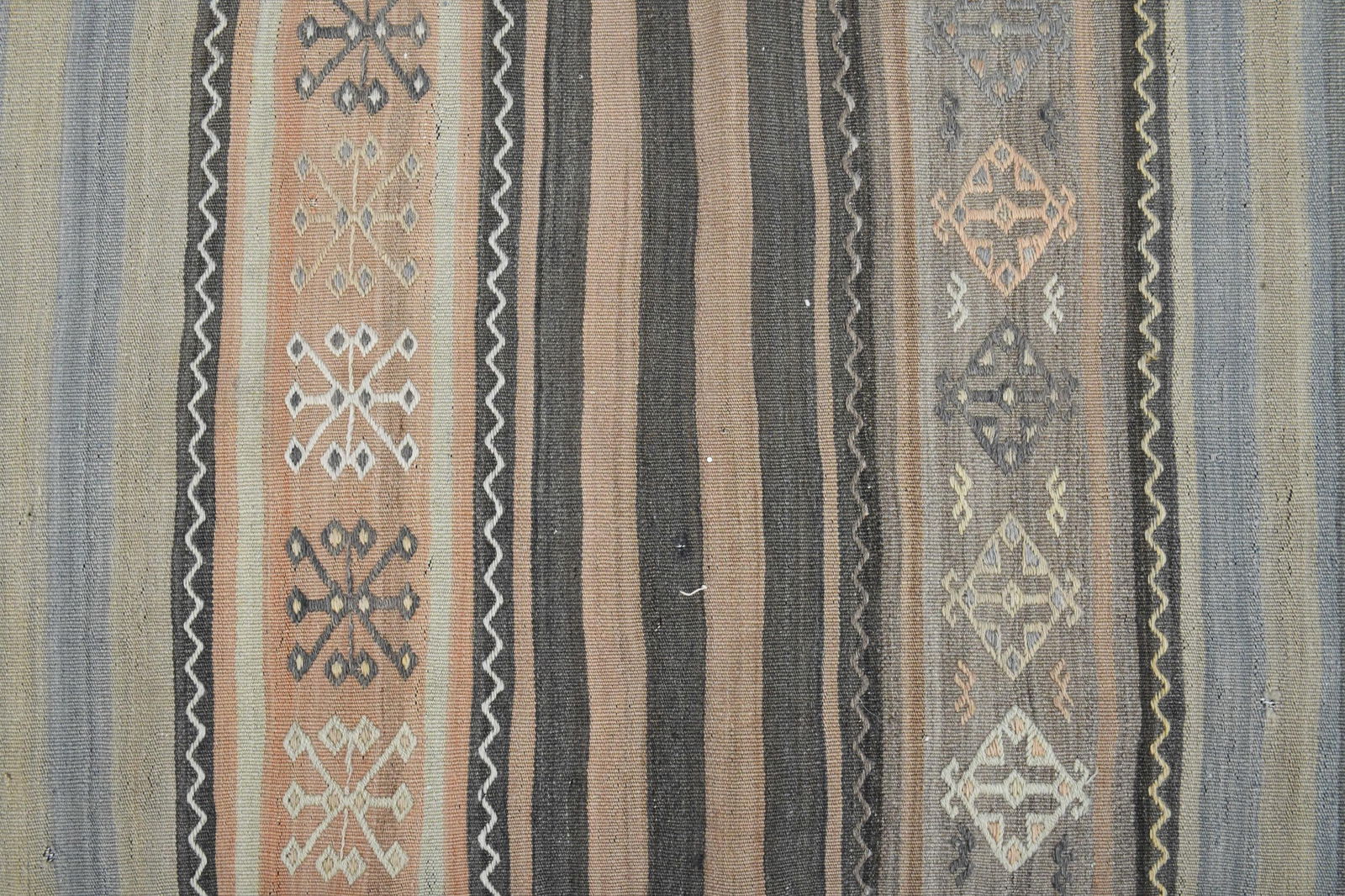 2.4x10.1 ft, STRIPED TURKISH RUNNER - 9