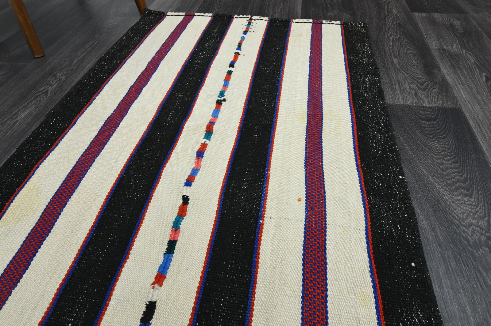 2.7x8.5 ft, TURKISH KILIM Runner - 5