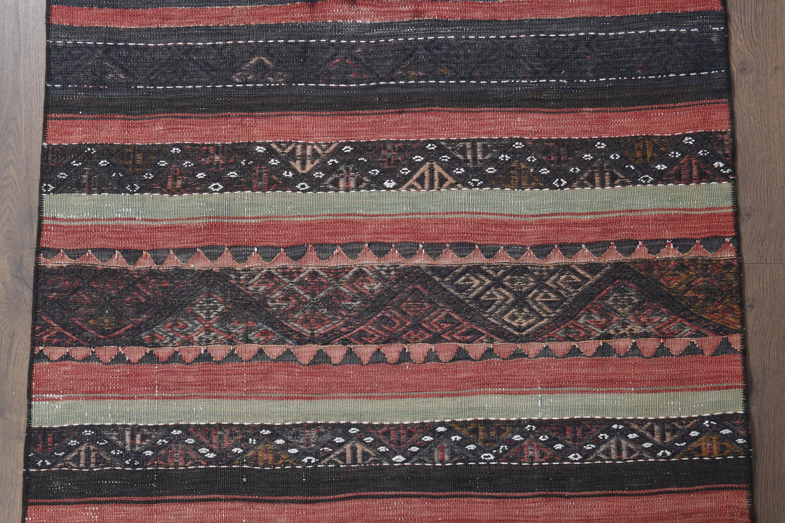 3'1x13'5 ft, TURKISH RUNNER RUG - 12