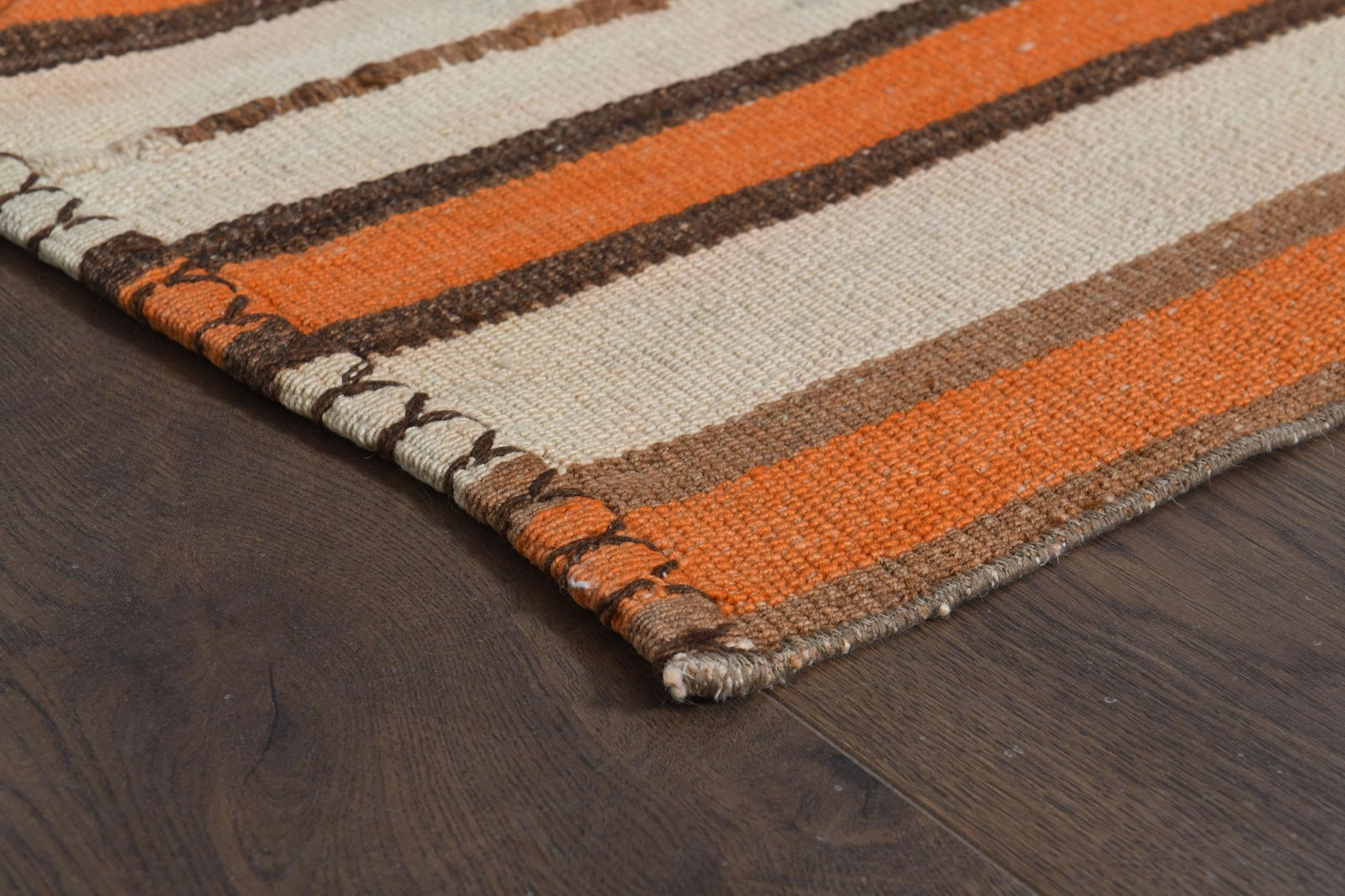 4x6.3 ft, COLORFUL KILIM RUG - 8