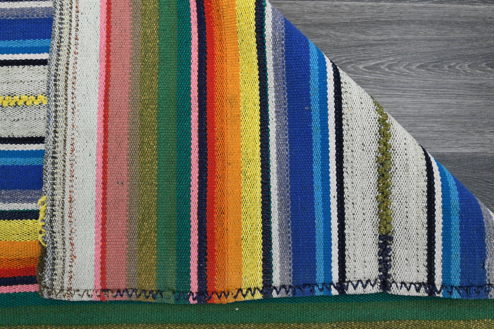 5.3x6.7 ft, TURKISH KILIM Rug - 8