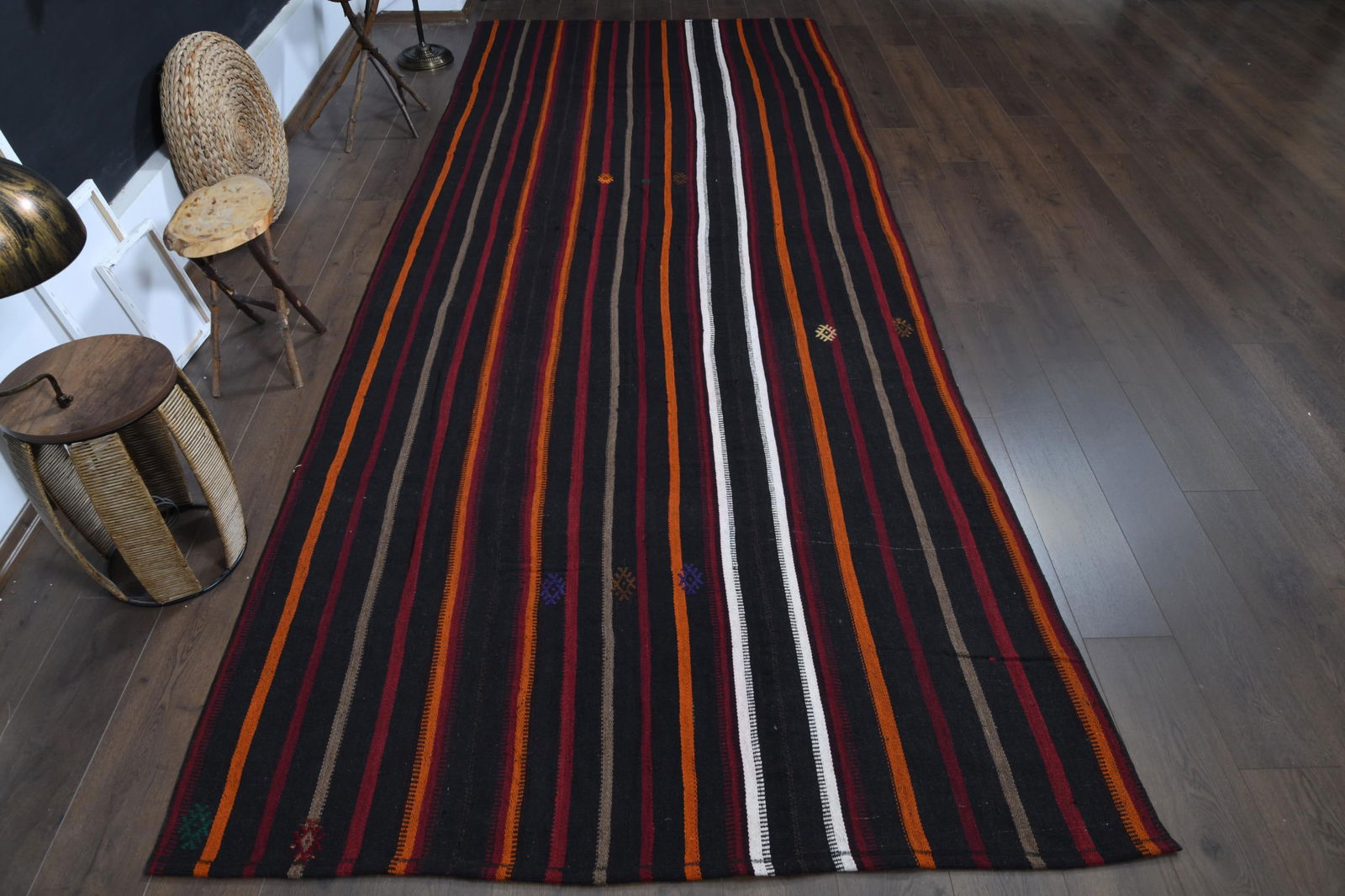 5'5x13'3 ft, COLORFUL KILIM RUNNER (1 of 19)
