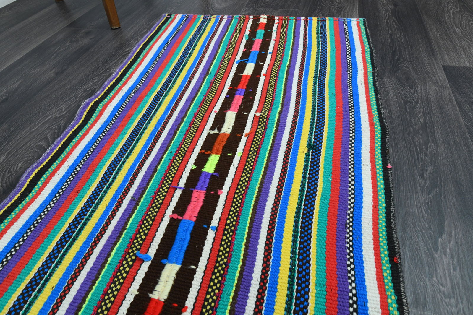 2.3x6.8 ft, TURKISH KILIM Runner - 2