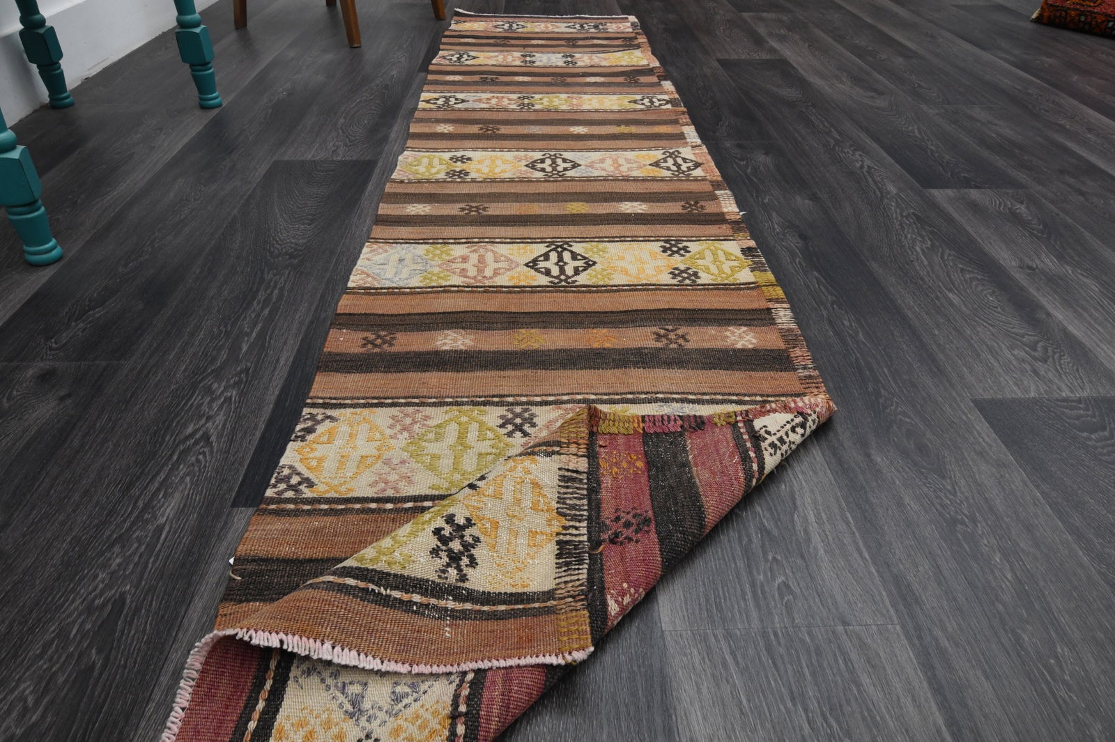 2x8.7 ft, TURKISH Rug Runner - 17
