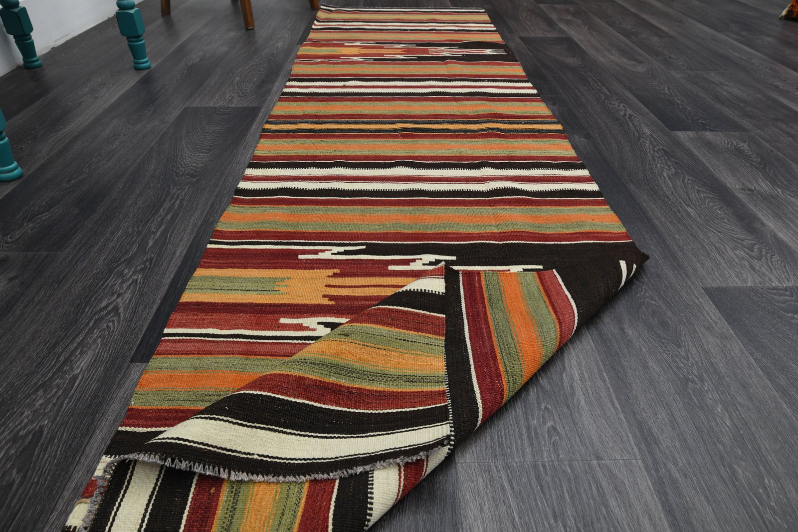 2.3x8.6 ft, TURKISH Rug Runner - 17