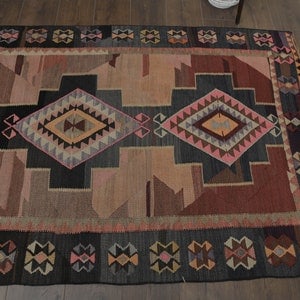 4x9'6 ft, KILIM RUNNER RUG - 7