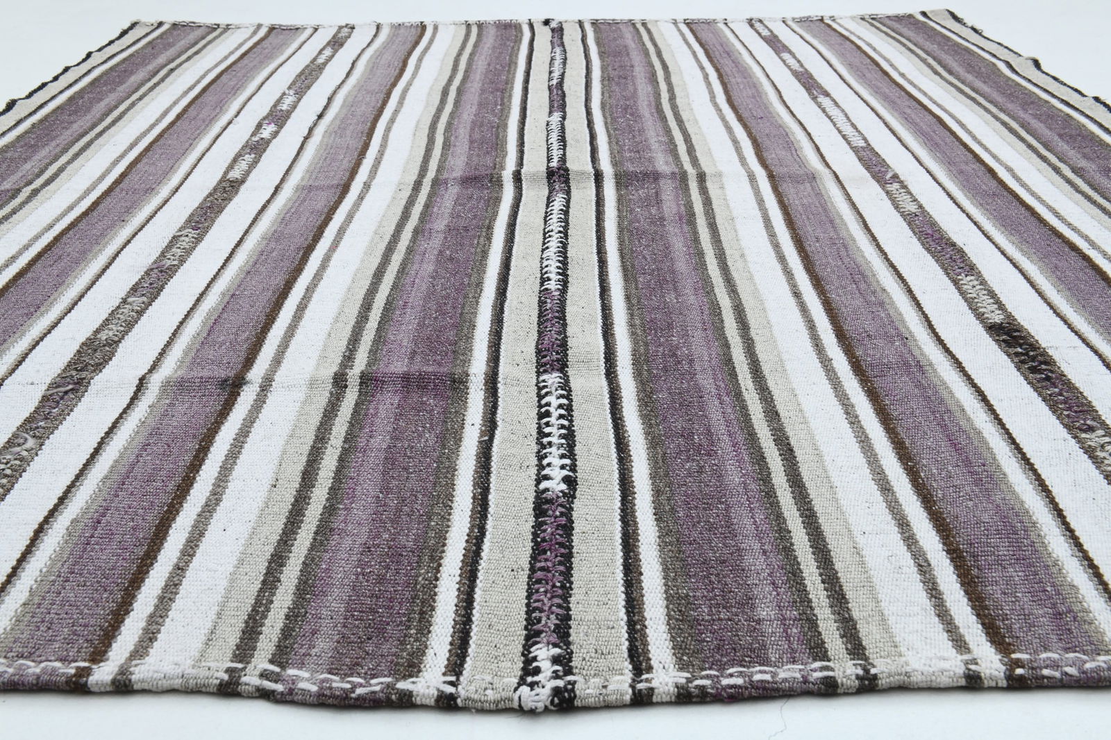 5.1x6.1 ft, TURKISH OUSHAK RUG - 10