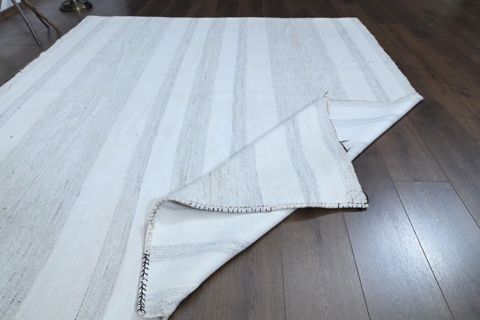 6'6x7'6 ft, WHITE GRAY RUG - 16