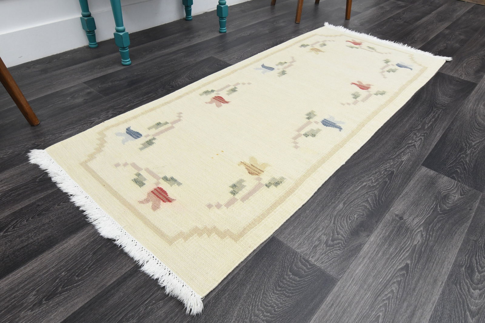 2.7x6.3 ft, TURKISH KILIM Runner - 10