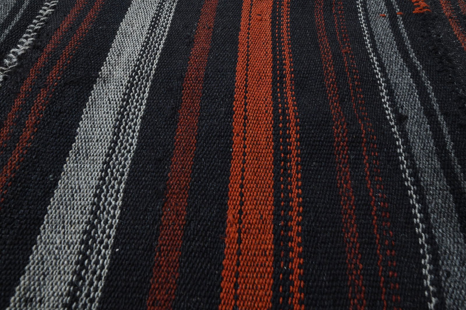 3'5x8'4 ft, COLORFUL STRIPED RUNNER - 9