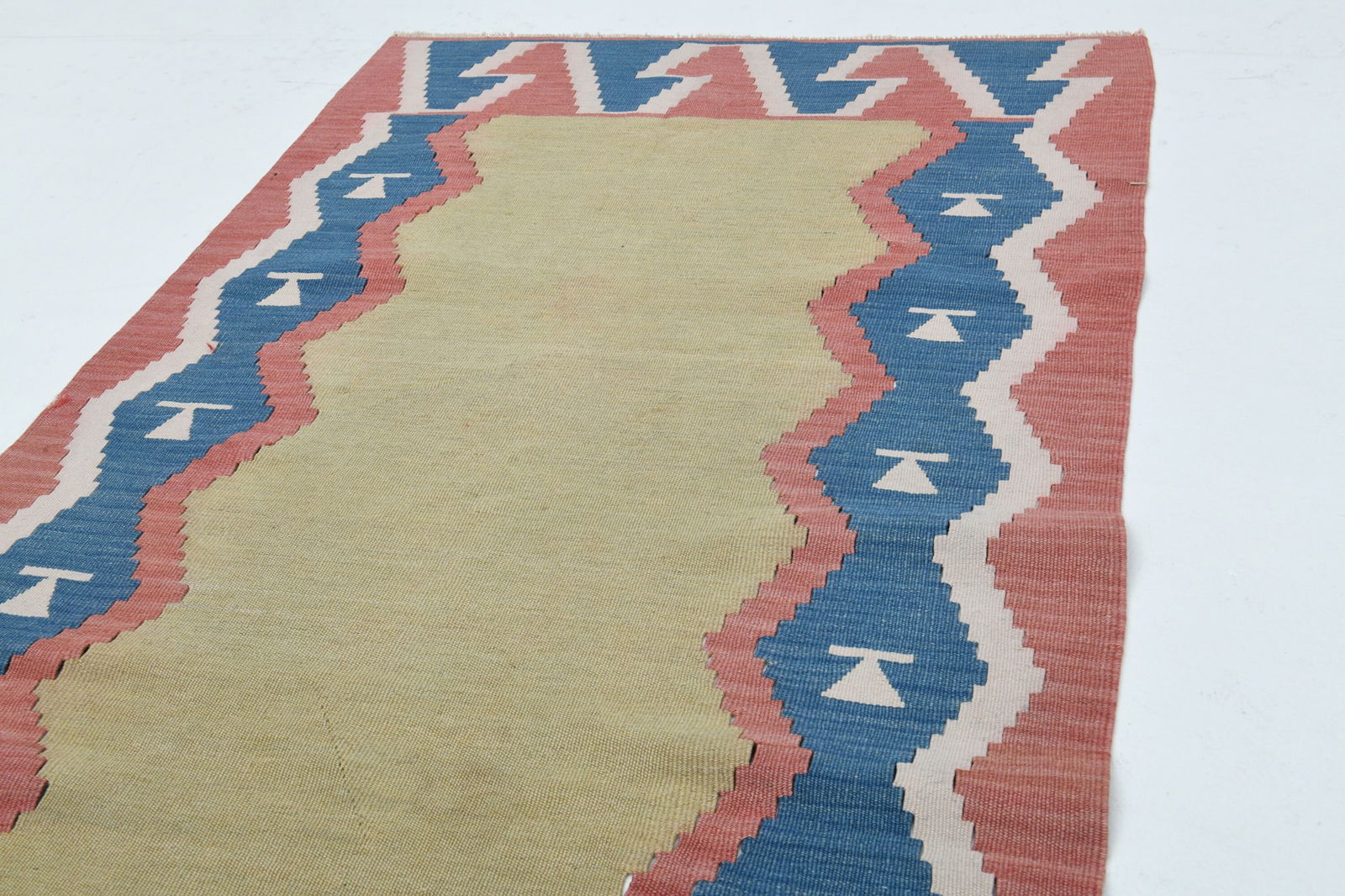 2.8x6.5 ft, TURKISH OUSHAK RUG - 8