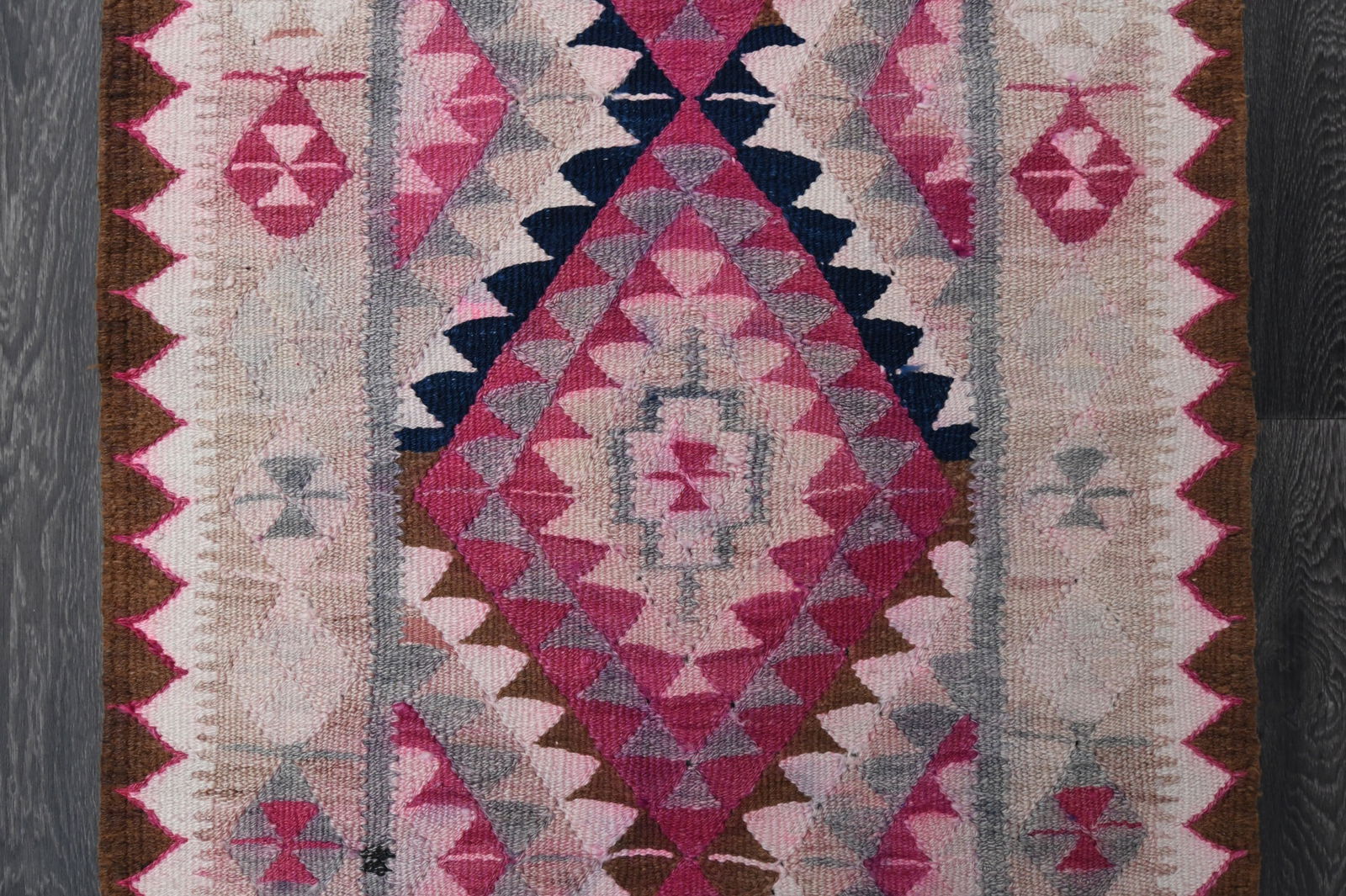 3x8.3 ft, TURKISH KILIM Runner - 6