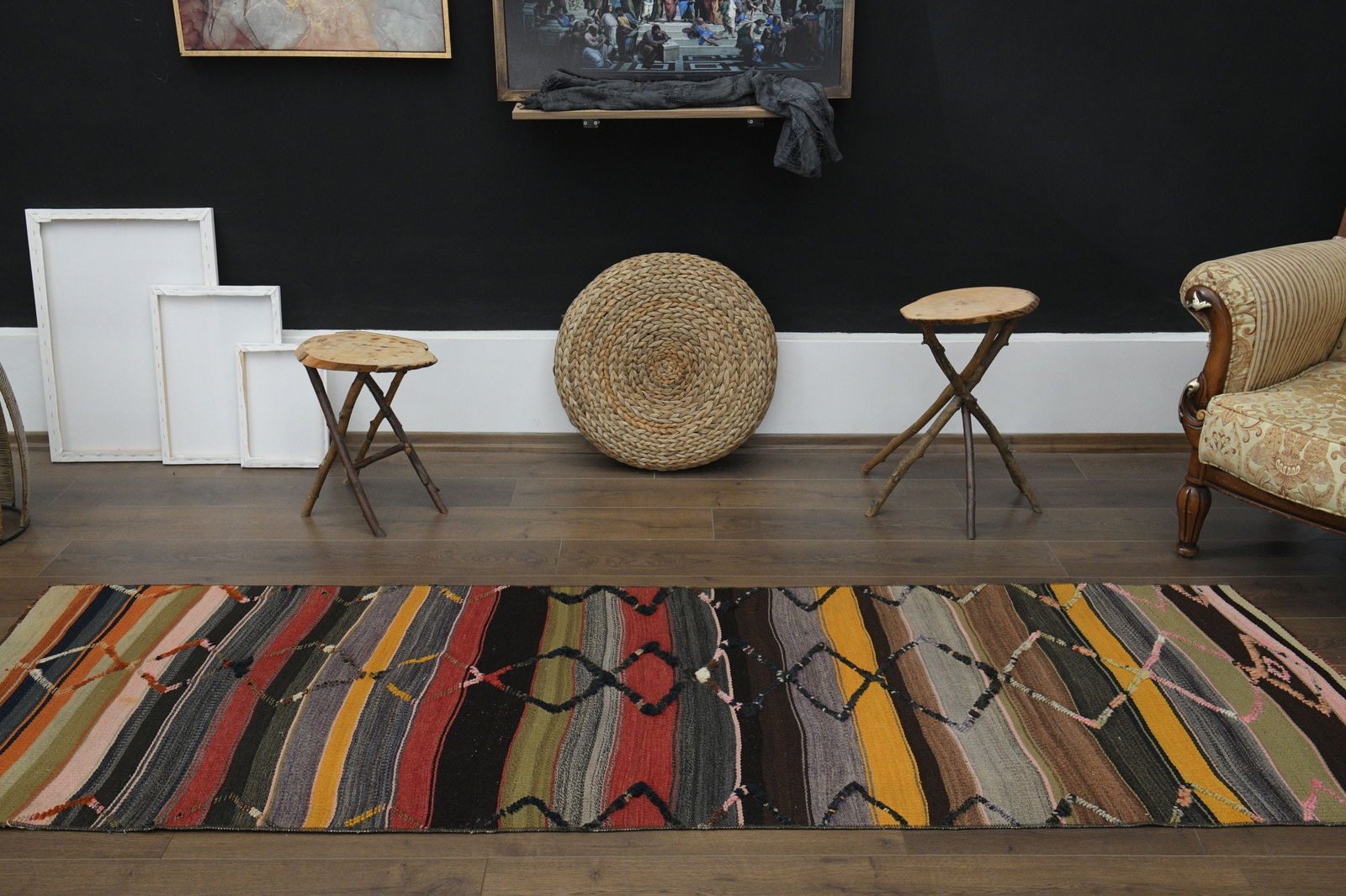 2'8x9 ft, STRIPED, RAINBOW COLORS - 10