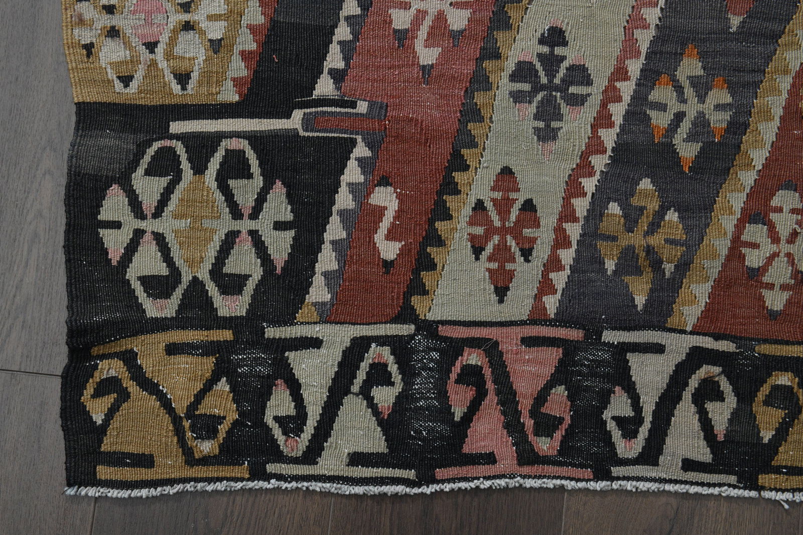 4x13'1 ft, VINTAGE TURKISH RUNNER - 9