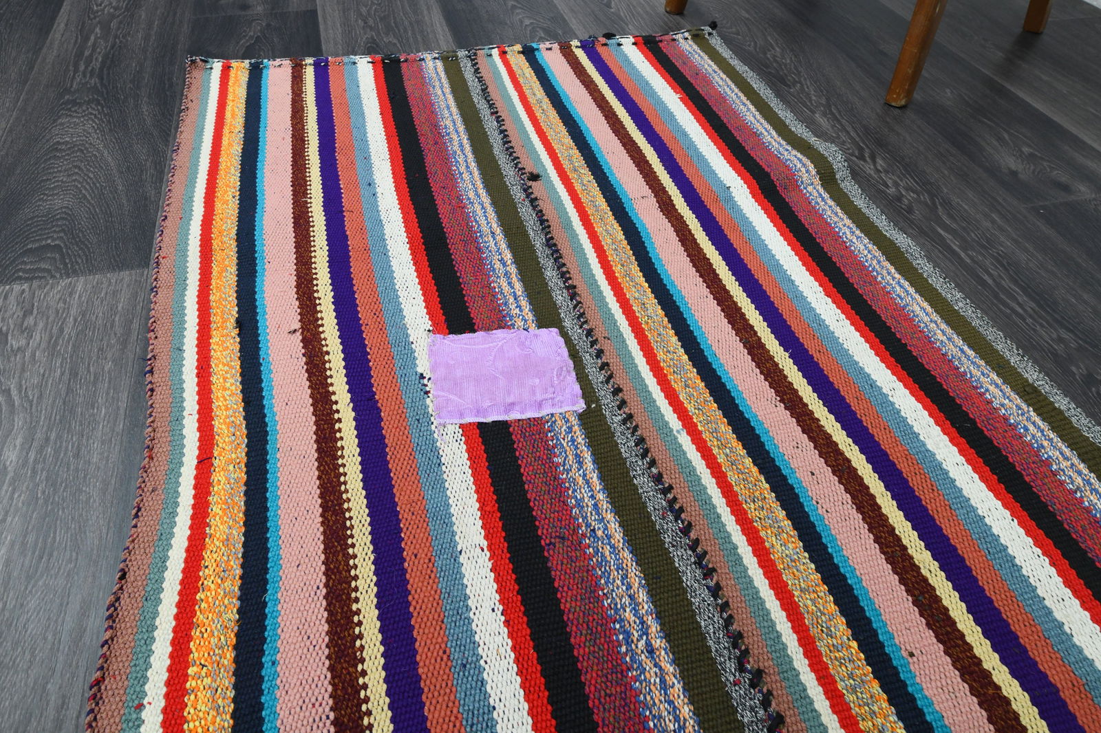 2.7x7.7 ft, TURKISH KILIM Runner - 12