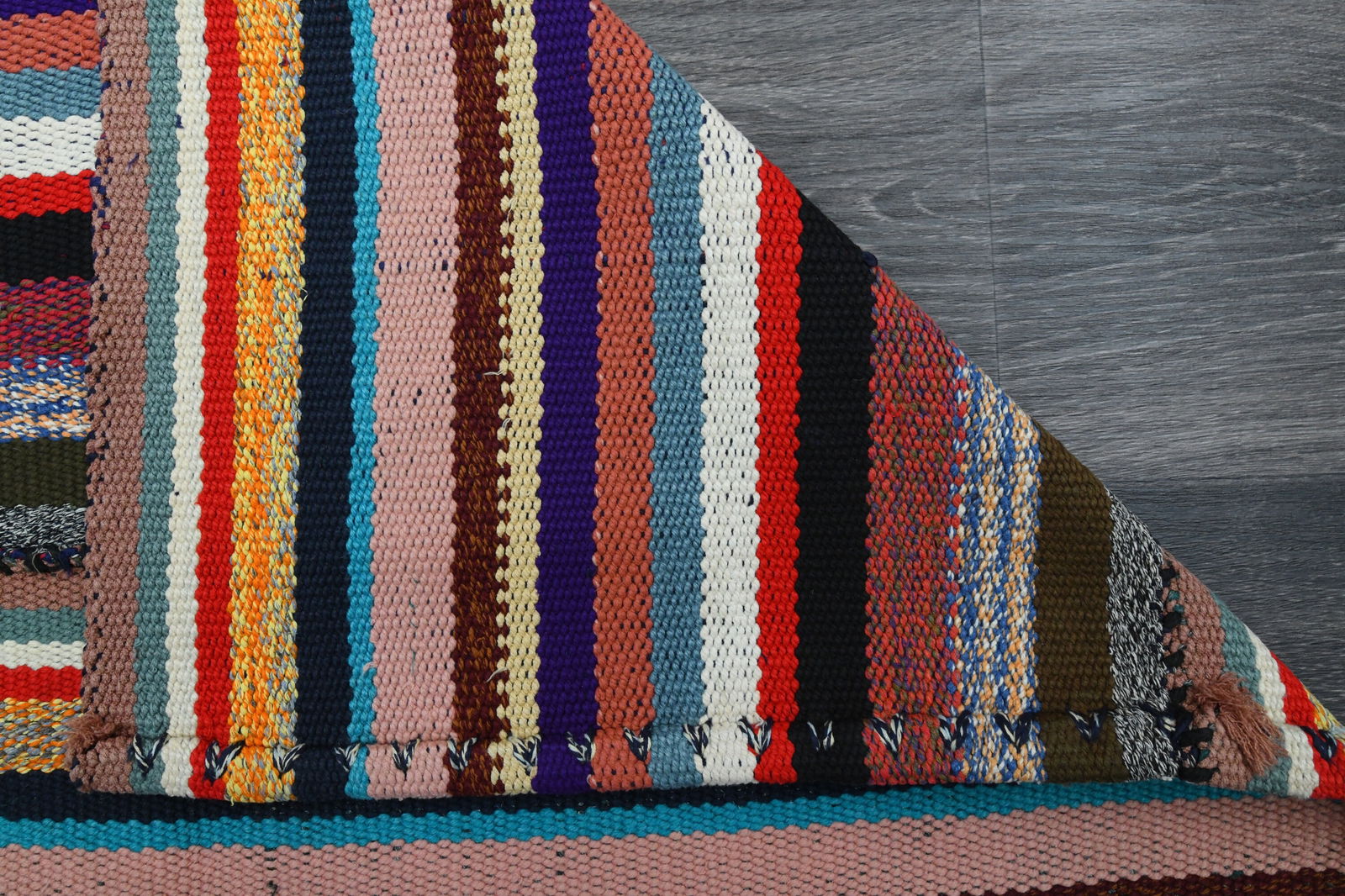 2.7x7.7 ft, TURKISH KILIM Runner - 8