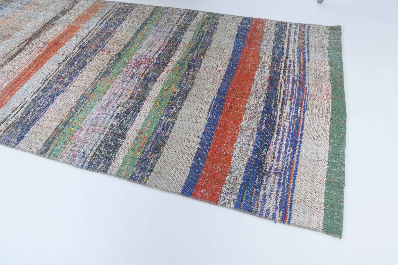 3x7.4 ft, TURKISH KILIM Runner - 13
