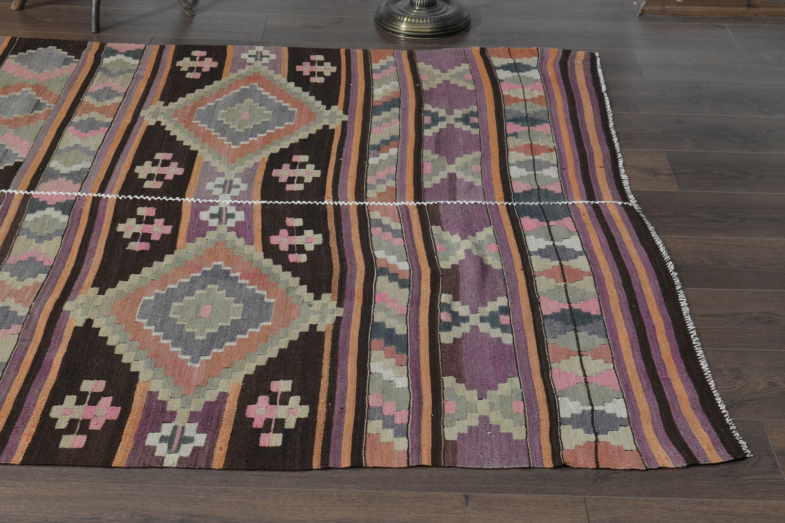 5'3x12'3 ft, COLORFUL RUNNER RUG - 3