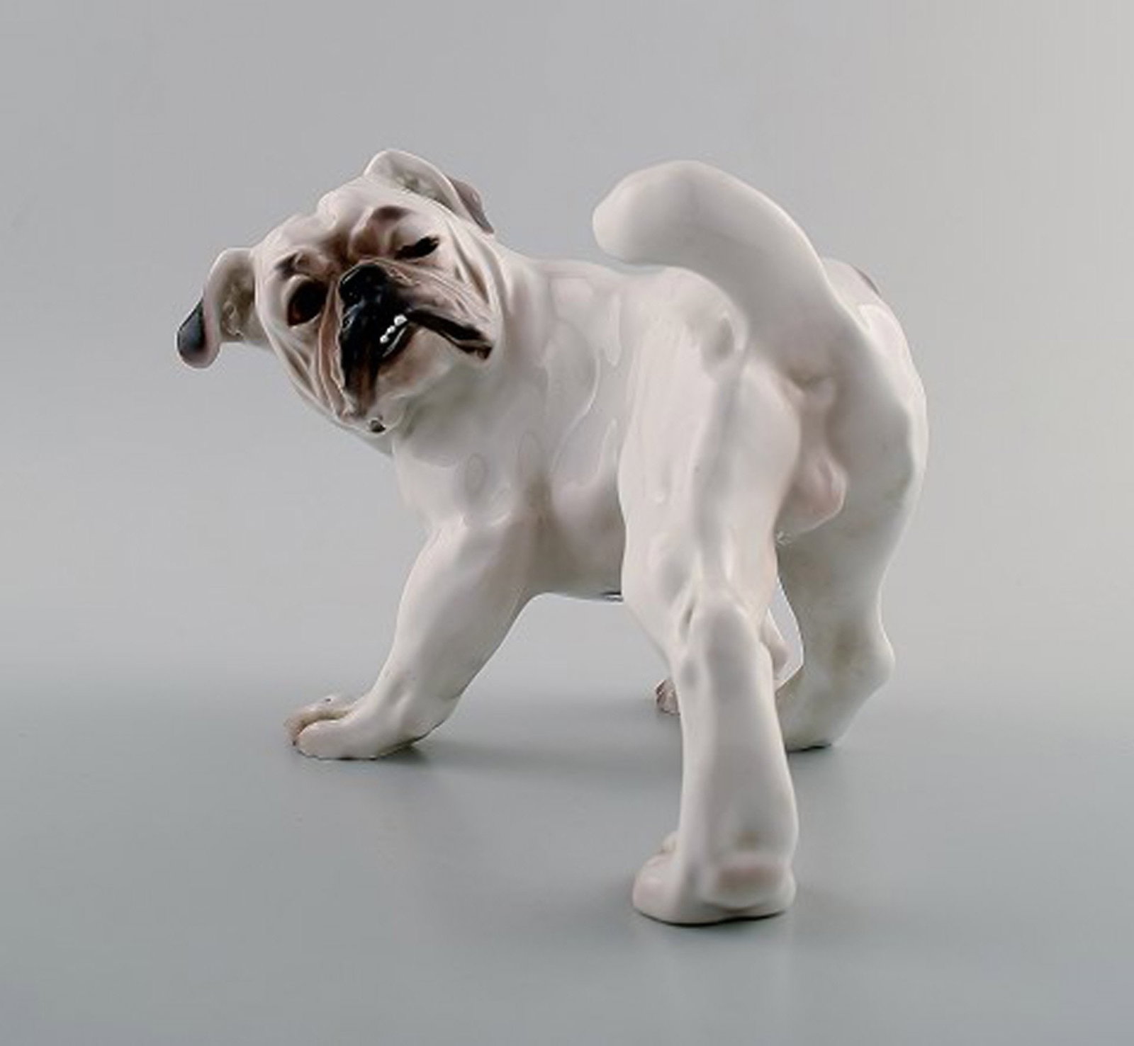 Bing & Grondahl dog B&G, number 1992, English Bulldog. - 2