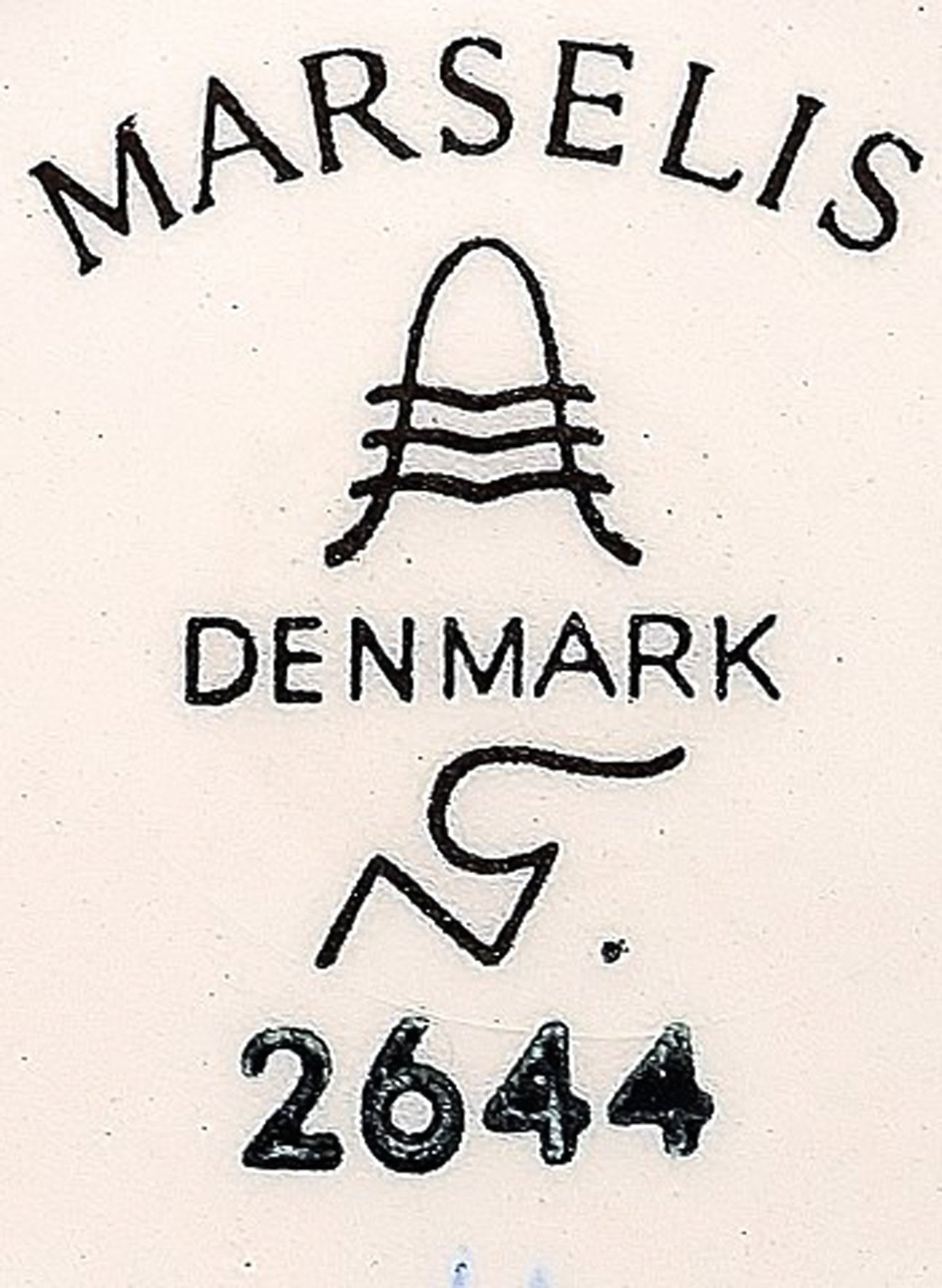 Royal Copenhagen "Marselis" earthenware bowl by Nils Thorsson. - 3