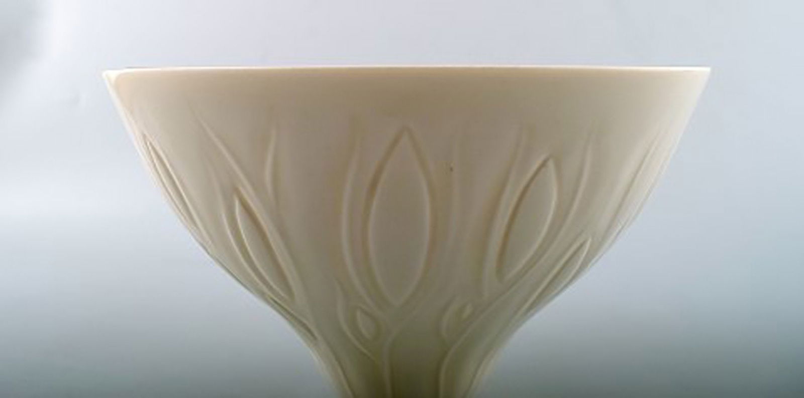 Unique Gerd Bøgelund/Bogelund for Royal Copenhagen bowl in rice porcelain. - 2